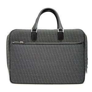 Valextra K VAL Briefcase Black White
